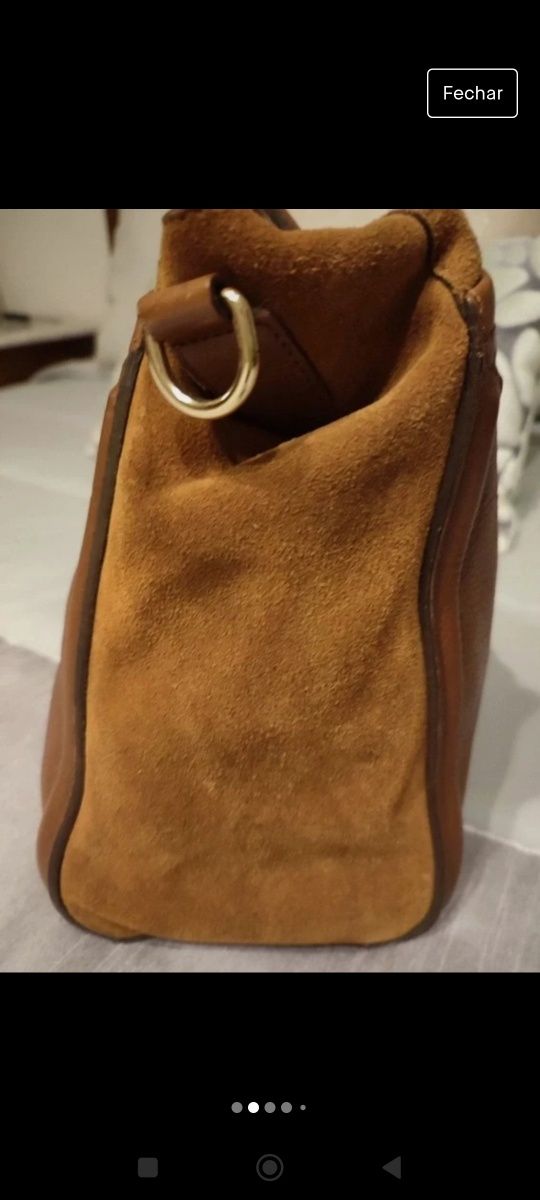 Mala em pele Massimo Dutti
