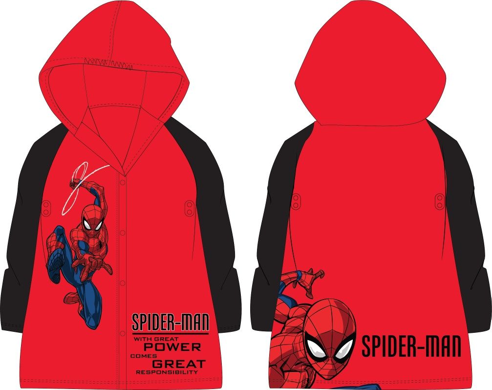 Płaszcz Przeciwdeszczowy Spider-Man rozmiar 104/110
