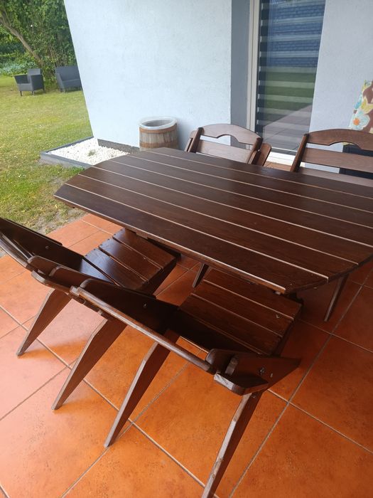 Meble ogrodowe drewniane