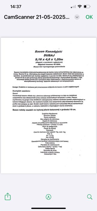 Basen  Kanadyjski DUBAJ