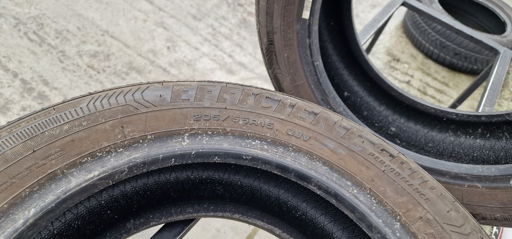 Лето 205/55/R15 7.8 мм 2шт Goodyear Efficient Grip Колеса Шини Склад