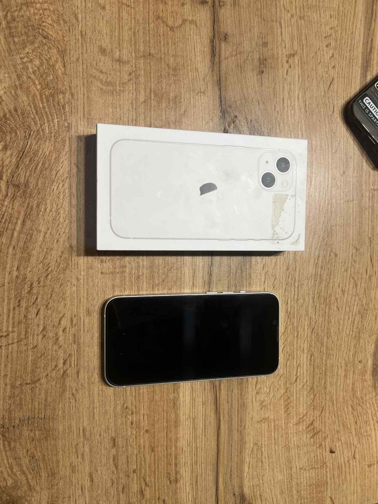 Iphone 13 biały 128gb starlight 86% zbity tył ładny OKAZJA!!