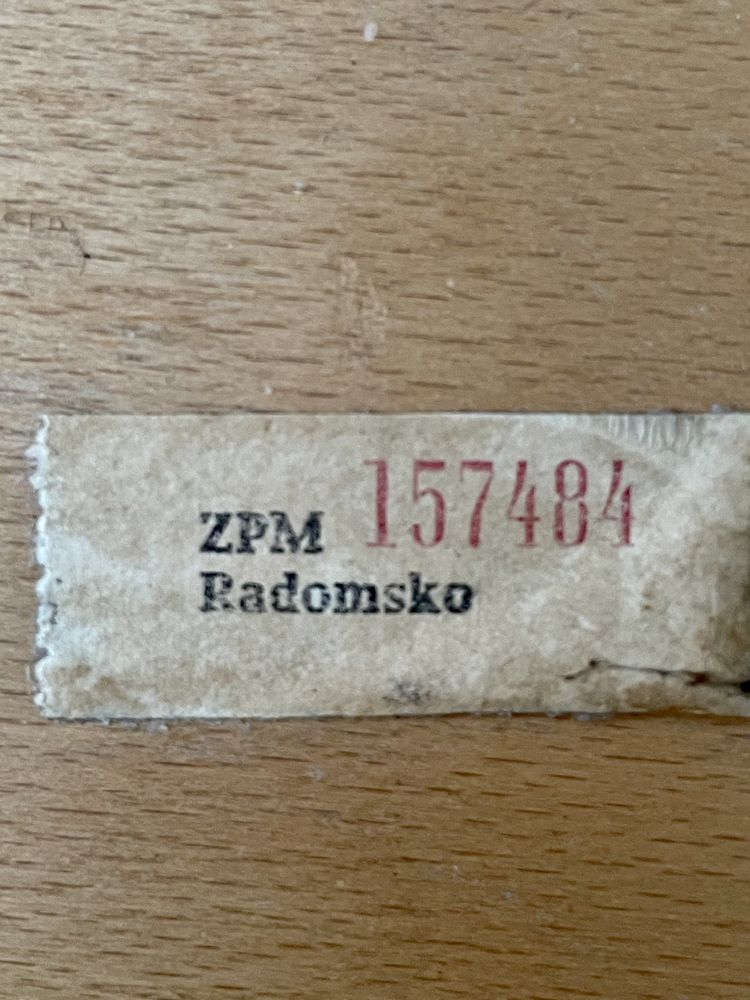 Krzesło patyczak Radomsko prl retro A-5910 Fameg Grabiński