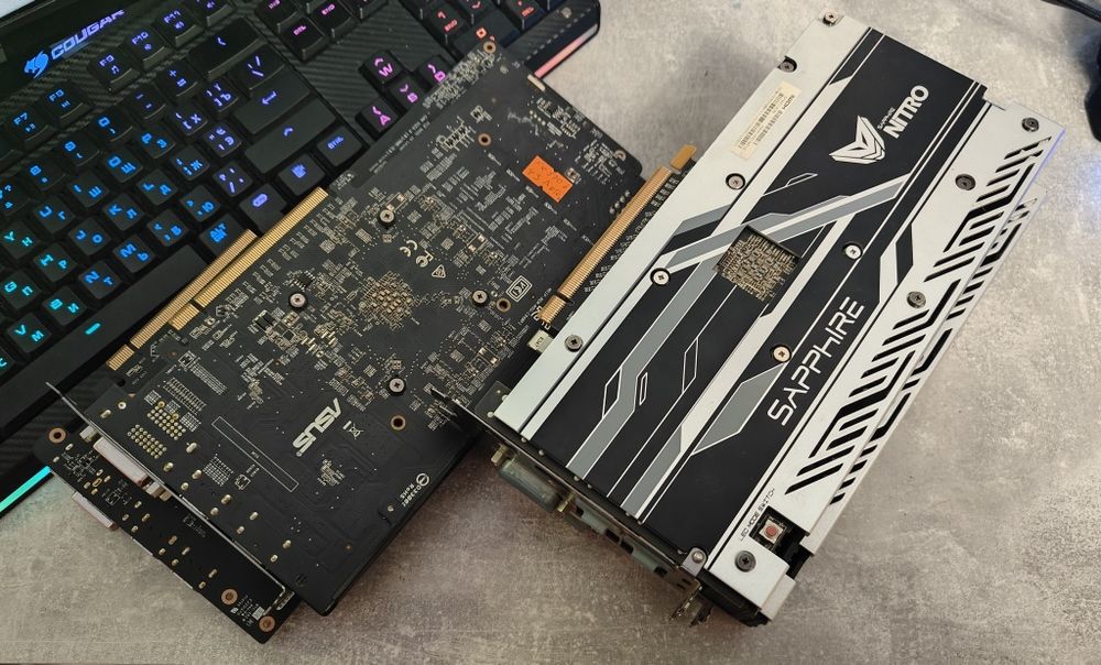 Відеокарти RX 470 480 570 Ремонт Запчастини