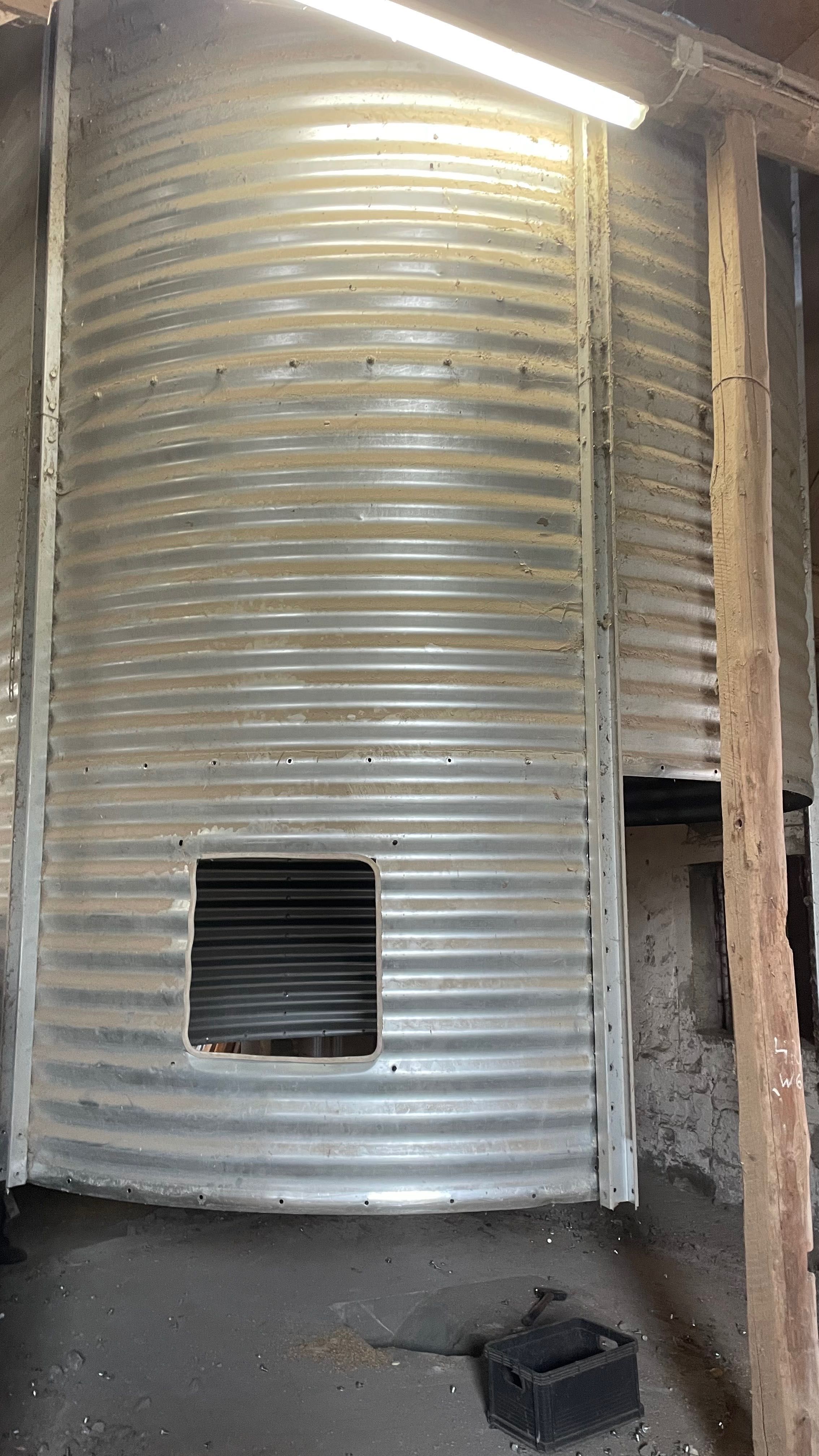 Silos zbozowy pod dach
