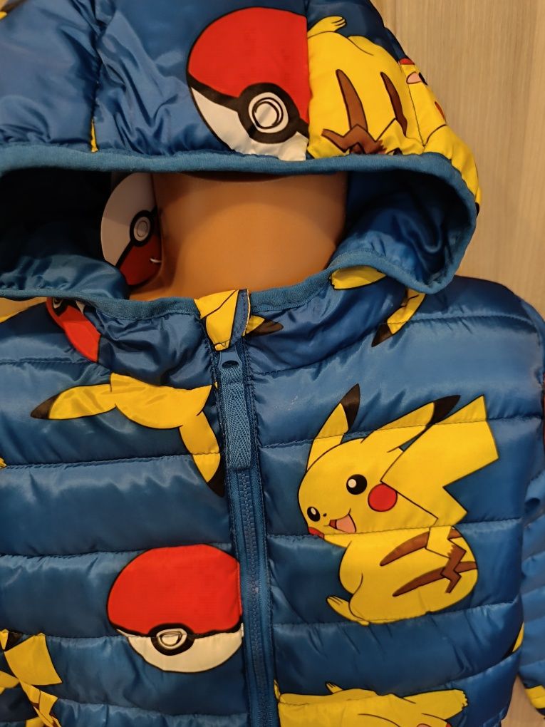 Nowa kurtka przejściowa Pikachu rozm 134