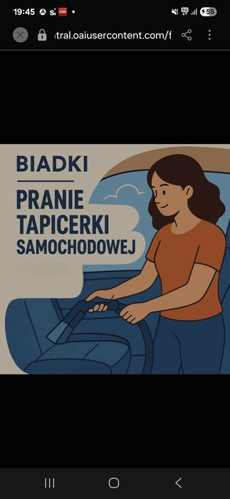 Pranie tapicerki samochodowej cena od 100 zł