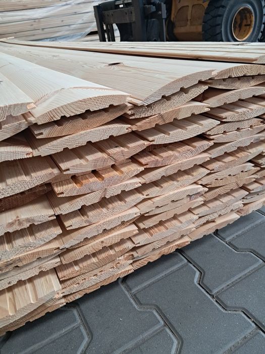 Imitacja bala półbal deska szalówka elewacyjna, podbitka sosna/Świerk