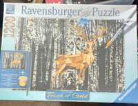 Ravensburger Puzzle 1200 Touch of Gold. Nowe, w folii. W sklepie 80 zł