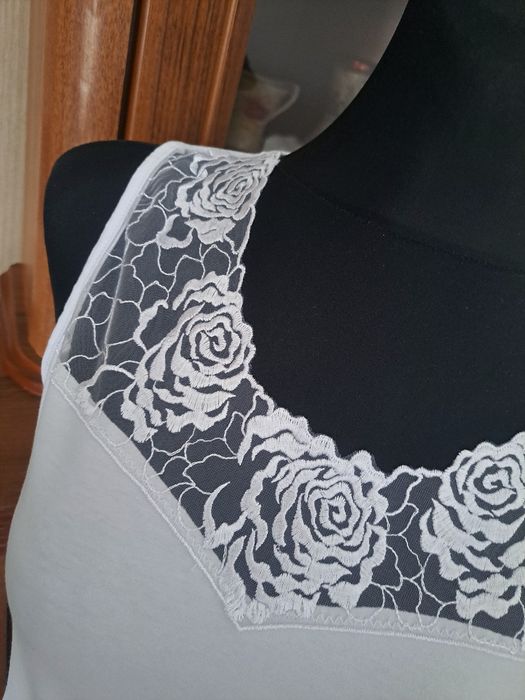 biały bawełniany top