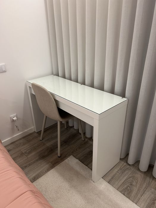 Toucador C/ Tampo Vidro + Cadeira / Secretaria C/ Nova