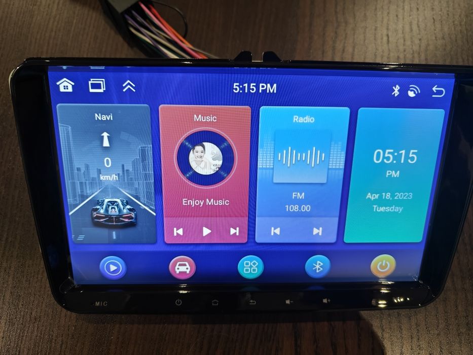 Radio 2 DIN Android VW 7" ou 9" Golf/Passat/Polo/Seat/Sirocco/Bora