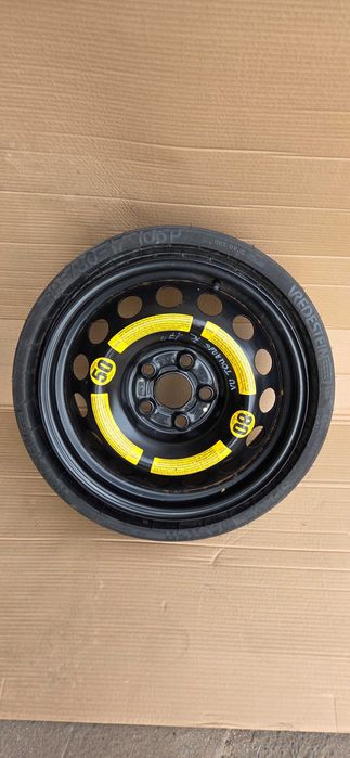 Koło zapasowe dojazdowe pompowane Volkswagen Touareg 17" 5x120