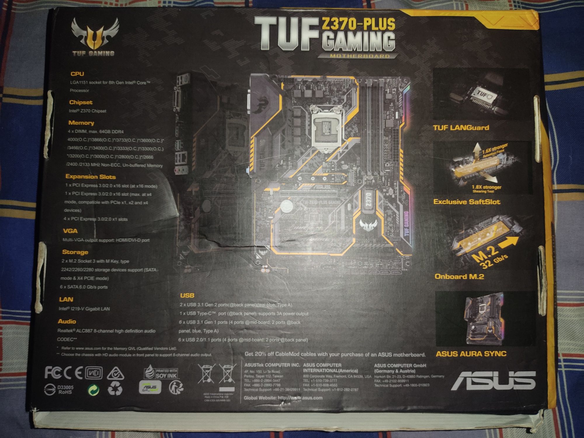 Asus TUF Z370-PLUS