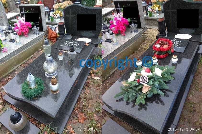 Sprzątanie grobów, cmentarz osobowice, grabiszyn,  opieka nad grobem