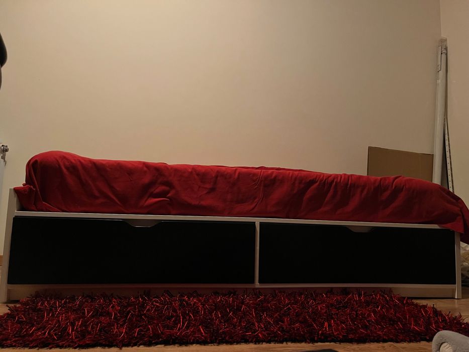 Cama solteiro com colchão