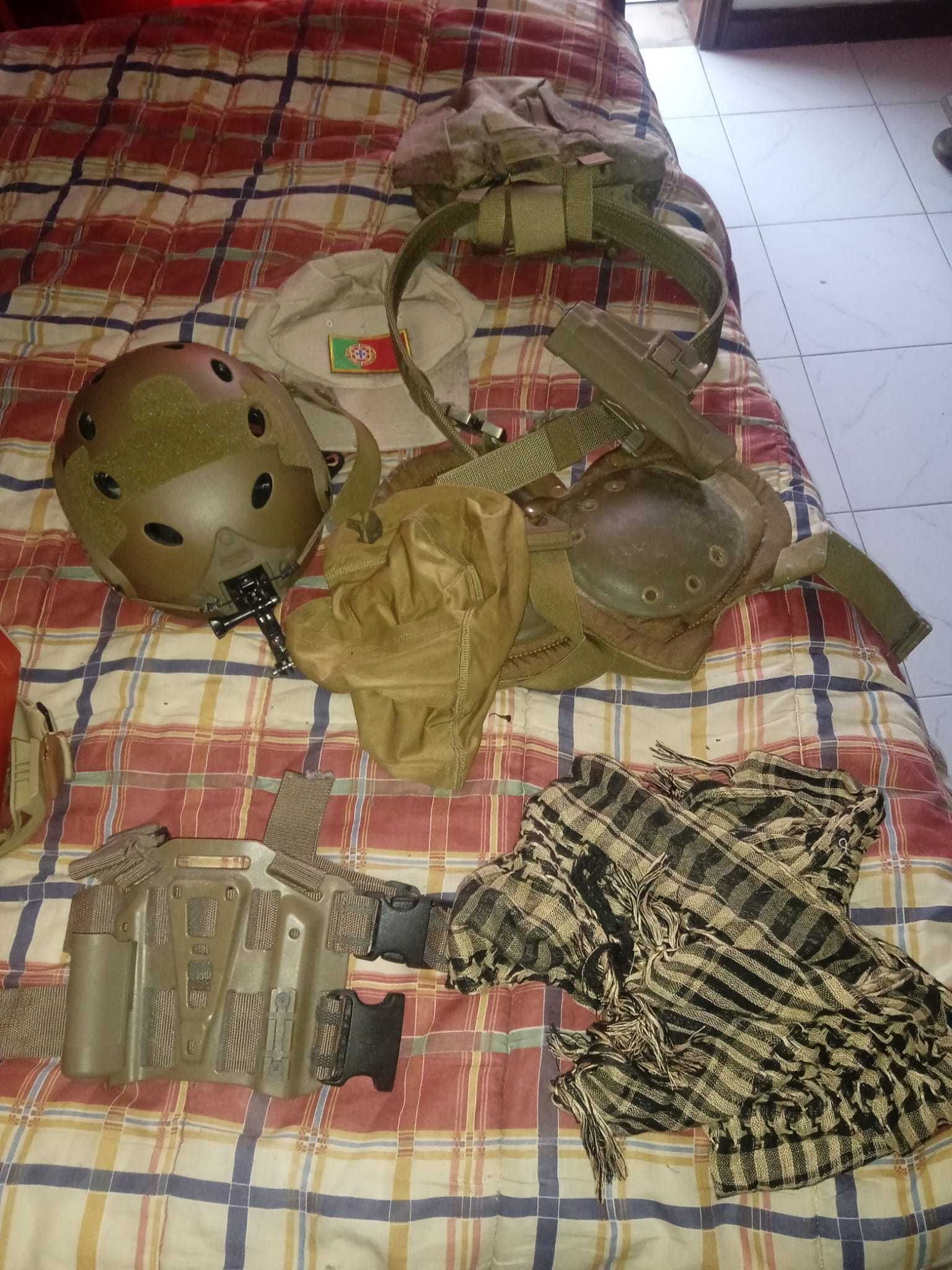Equipamento de Airsoft à Venda - VENDO APENAS O KIT COMPLETO