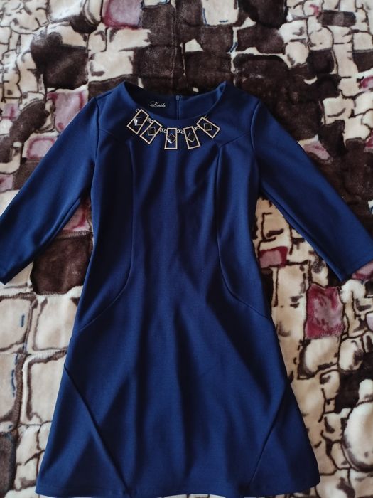 Платье синее 44 размер