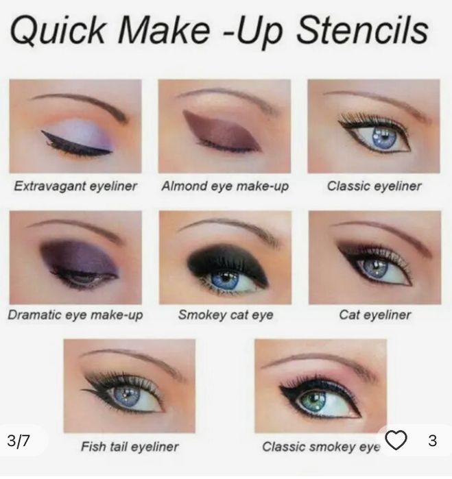Трафареты для макияжа