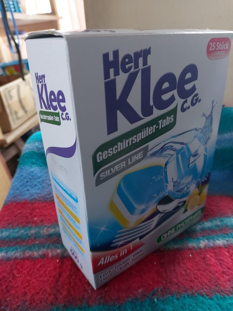 Таблетки 30шт для посудомоечных машин Herr Klee C.G. Silver Line