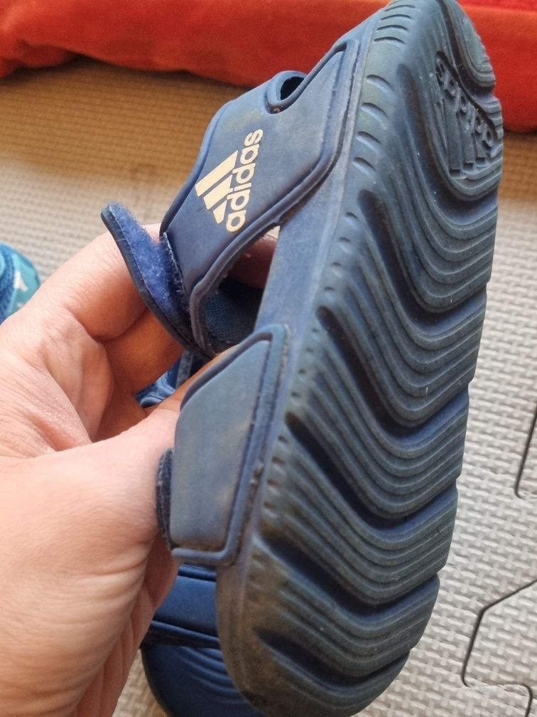 Ale zestaw! Sandalki kapcie klapki next adidas