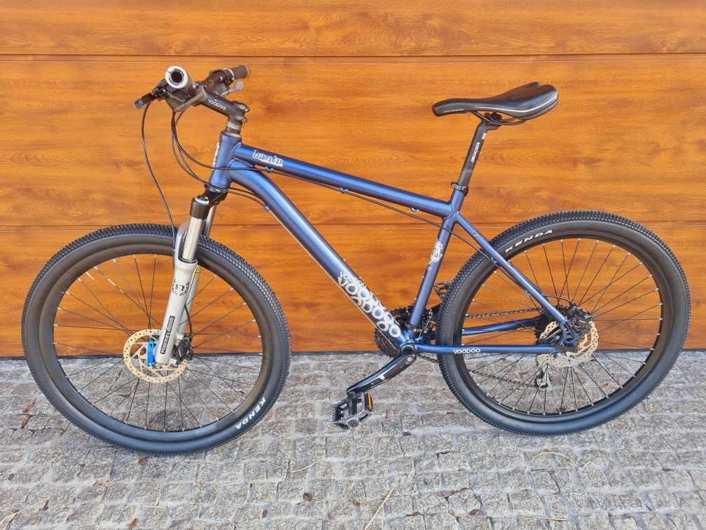 Voodoo 27,5, amortyzator powietrzny Raidon, osprzęt Shimano