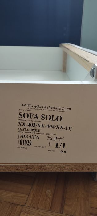 Łóżko dziecięce sofa solo tapczan 80x180