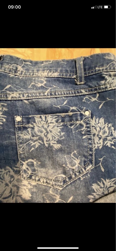 Denim Co 34 / 36 damskie szorty krótkie spodenki jeansowe dżinsowe