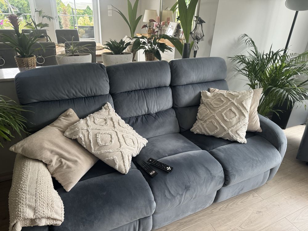 Sofa, fotele Zestaw wypoczynkowy  funkcją relax x 4