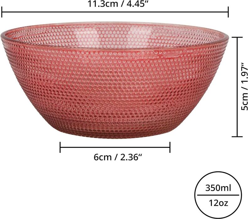 Nowe miski szklane / miska/ miseczka / 5szt / salaterki / !2769!