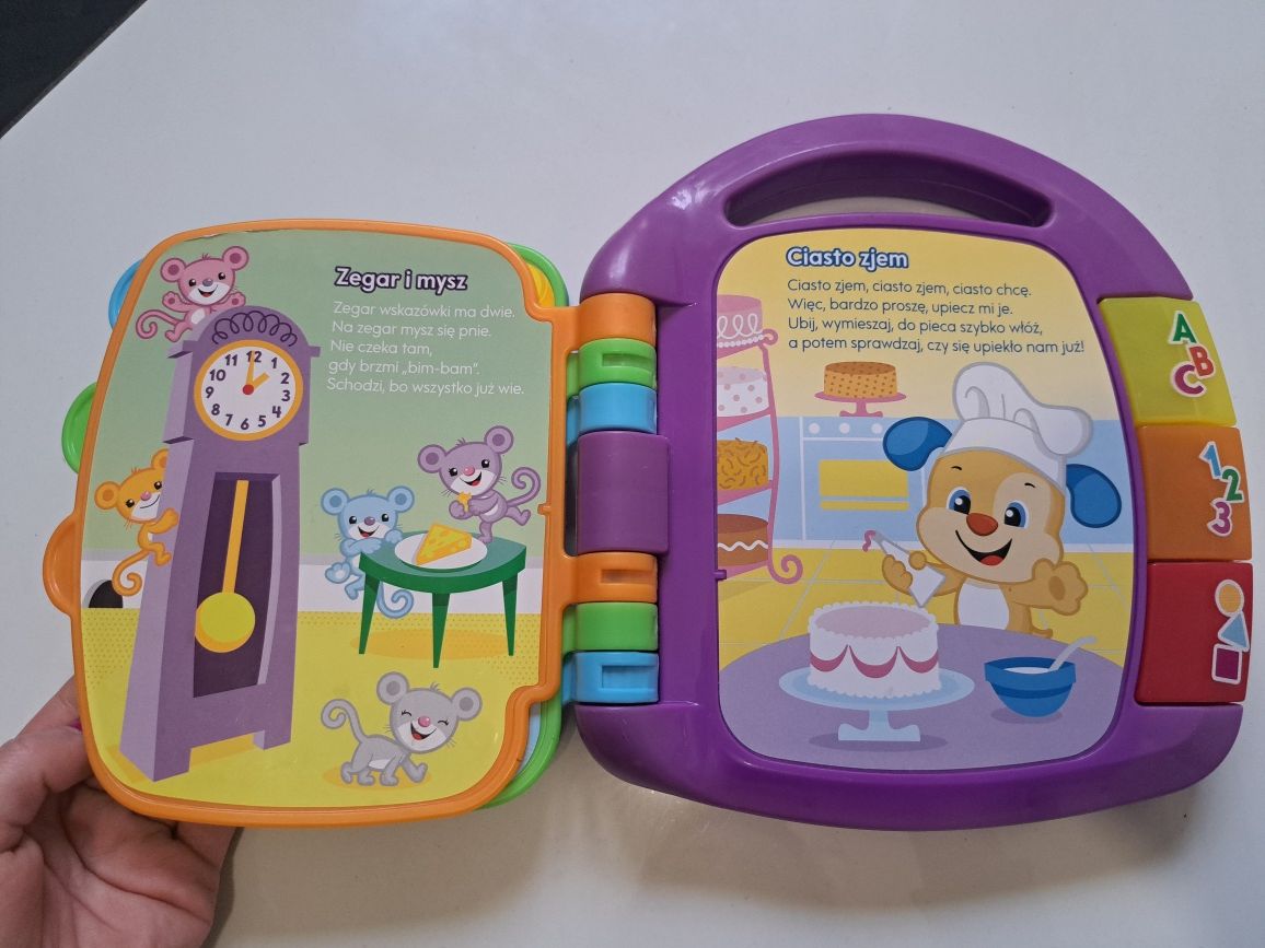Książka z wierszykami Fisher Price