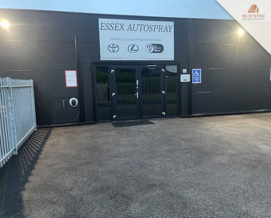 Hala 171 m2 stalowa magazyn warsztat płyta konstrukcja SK SYSTEM