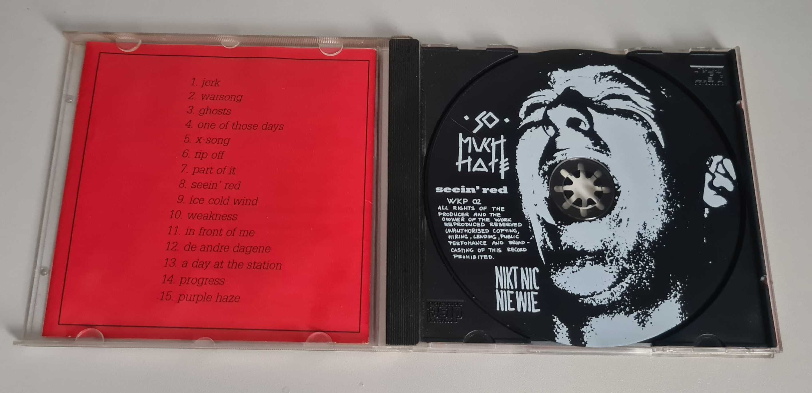 SO MUCH HATE - Seein' Red CD