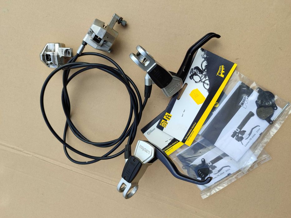 Hamulce Tarczowe Magura Louise Bdb Stan Nowe Klocki