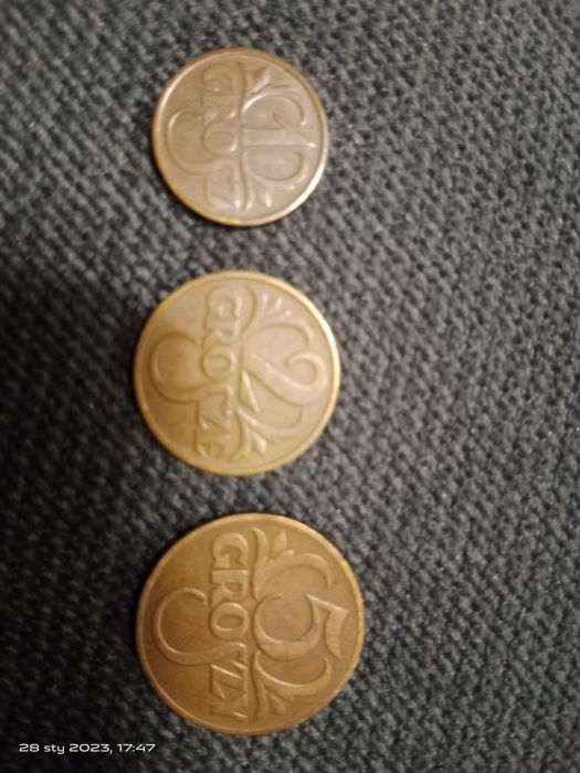 1 gr  2 gr  5 gr z 1939 roku