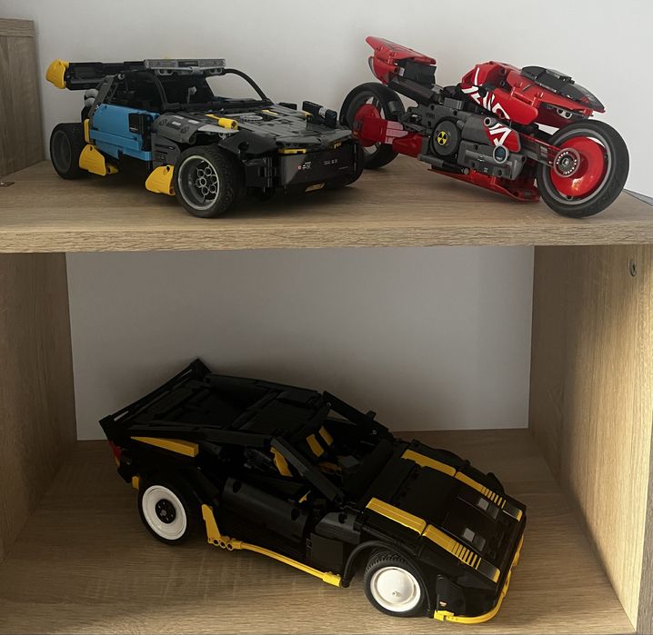 Klocki Cada Cybernight Cyberpunk 3 pojazdy z gry + gratis puzzle