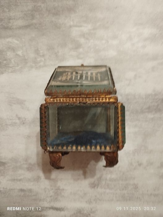 Шкатулка стеклянная СССР