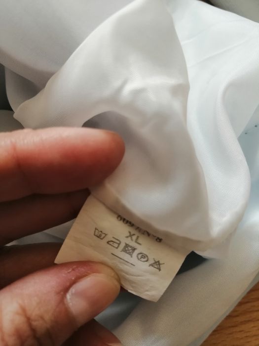 Błękitny żakiet marynarka M L Made in Italy