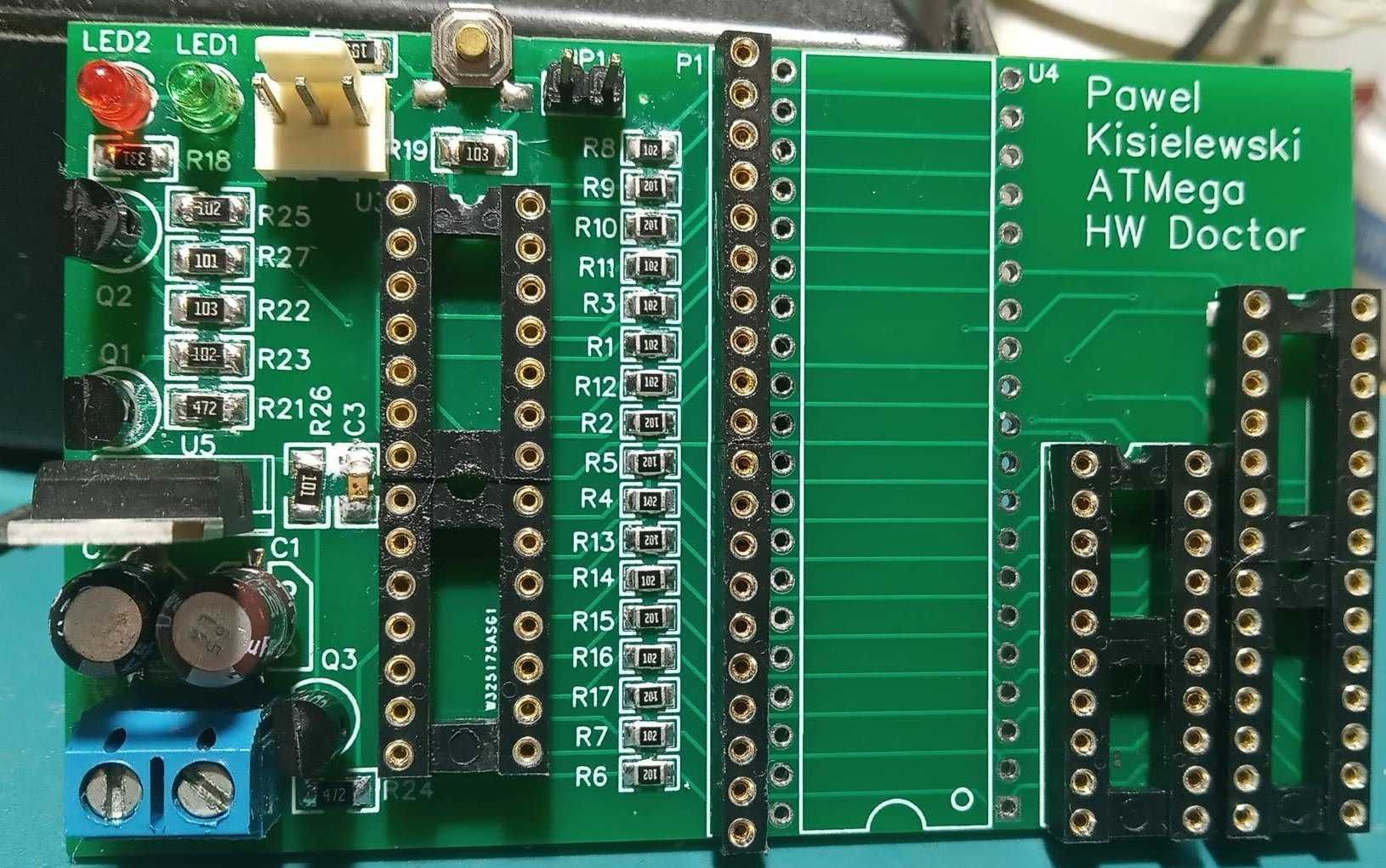 Плата Atmega fusebit doctor для исправления AVR фьюзов