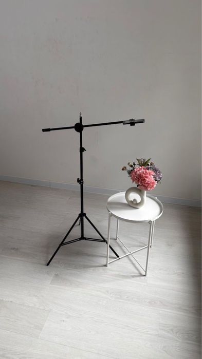 Набір 3в1:штатив-журавель та світло на посиленій стійці (70вт)