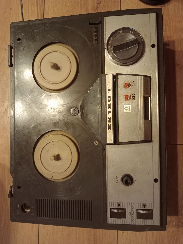 Magnetofon szpulowy unitra zrk zk 120 t
