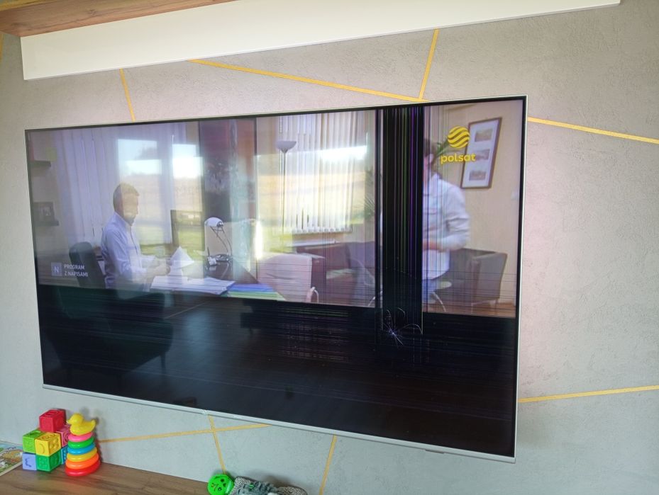 Philips Ambilight 65 uszkodzona matryca