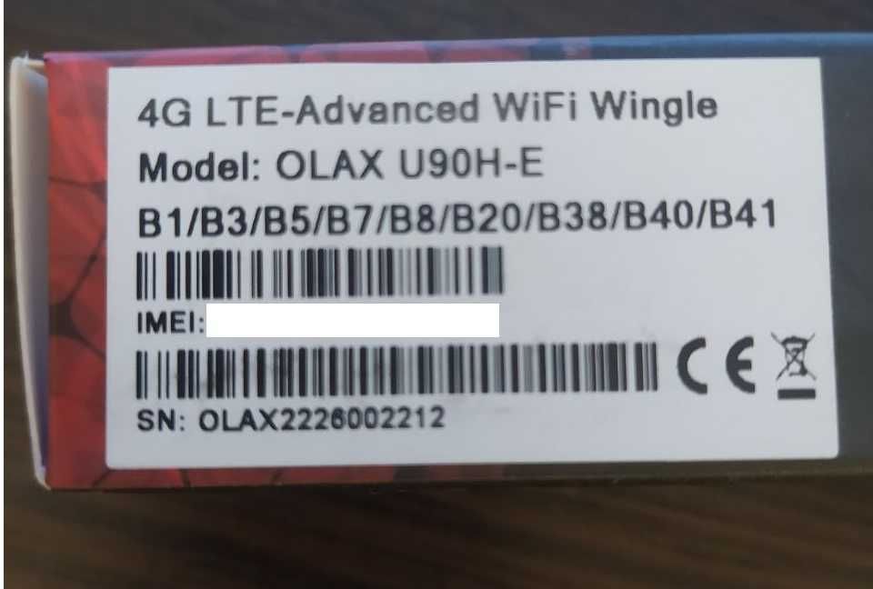 4G LTE Wi-Fi модем Olax U90H-E (Киевстар, Vodafone, Lifecell)