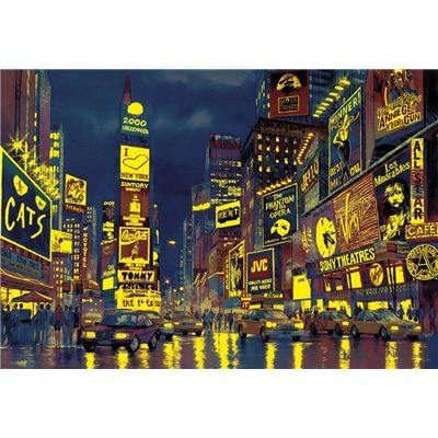 PUZZLE 1000pc NEW YORK LIGHTS brilha no escuro