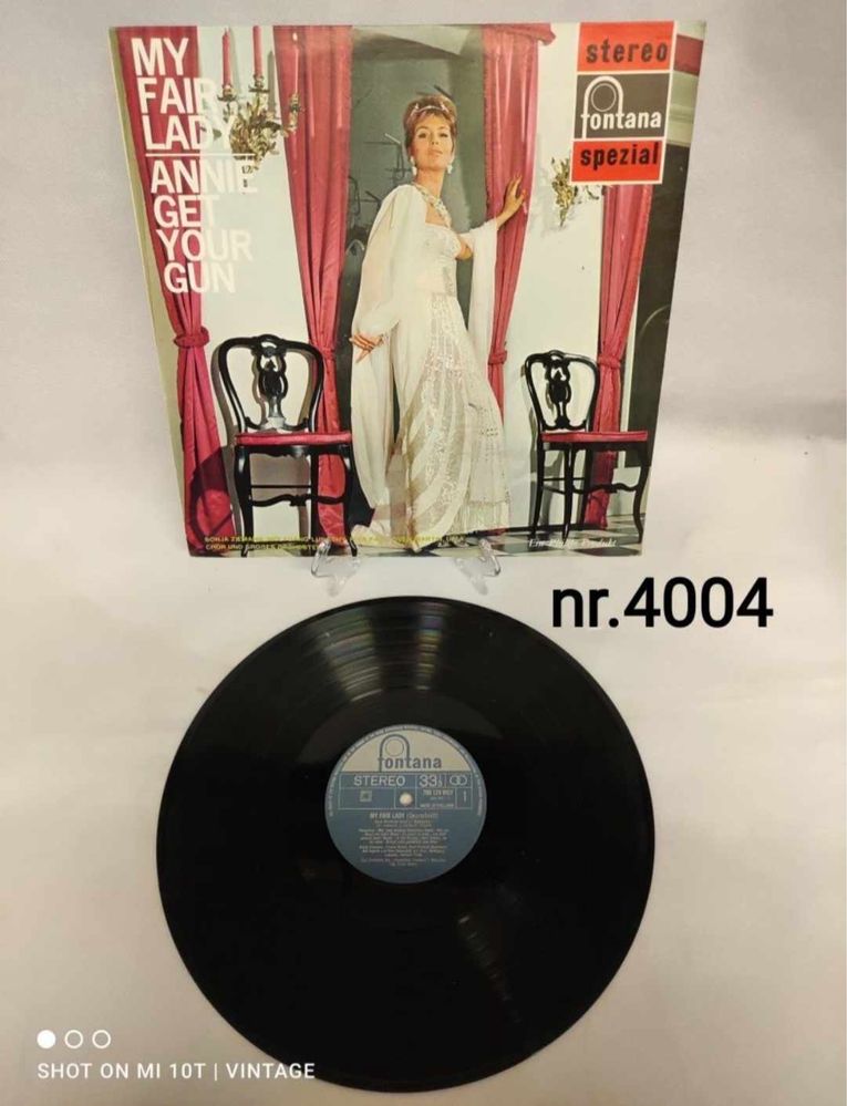 Niemiecka płyta winylowa My Fair Lady / Annie Get Your Gun nr.4004
