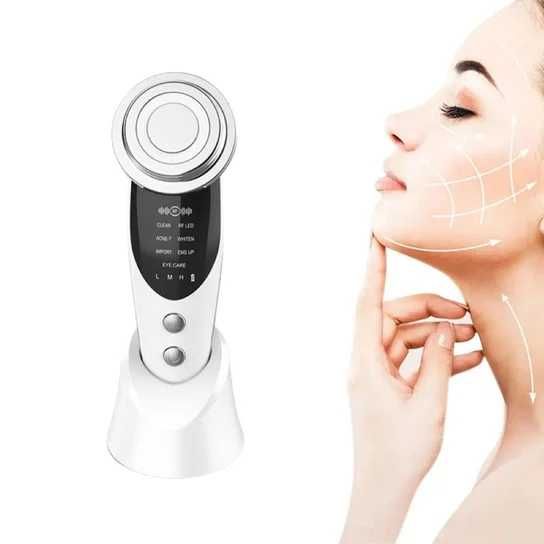 Masażer twarzy EMS Mezoterapia bezigłowa Lifting 7w1 do masażu Beauty