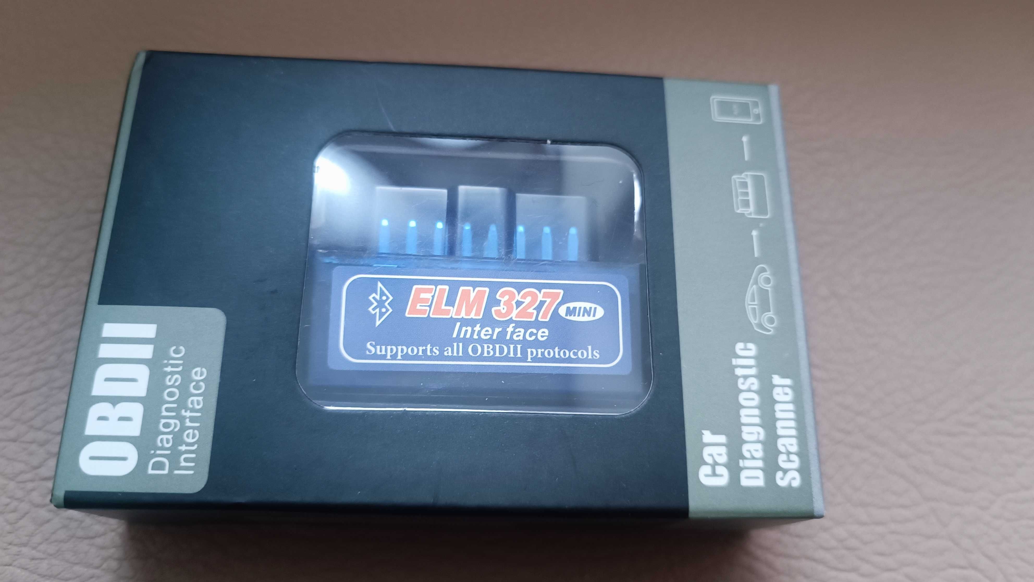 Блютуз адаптер Bluetooth ELM327 V2.1 OBD2 сканер диагностики авто