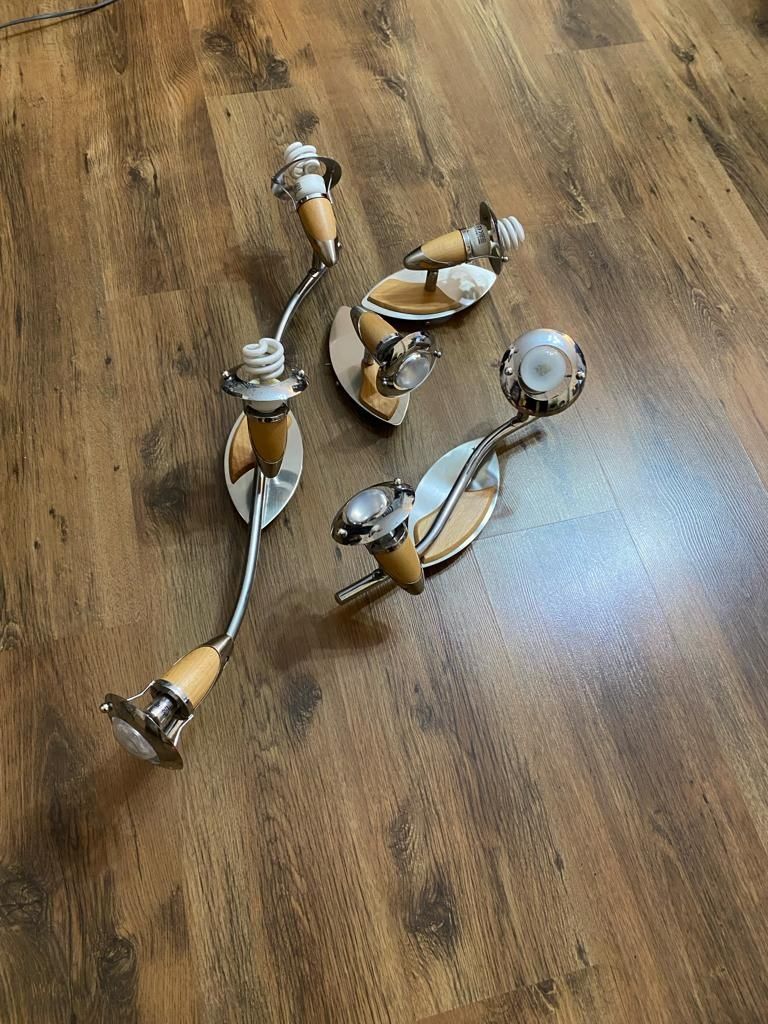 Komplet lamp 4 sztuki