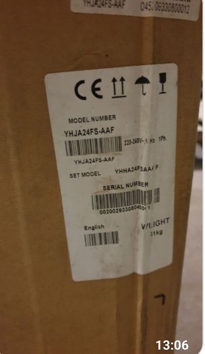 РАСПРОДАЮ Кондиционер  York 30. ( до  100 метров.) Монтаж.