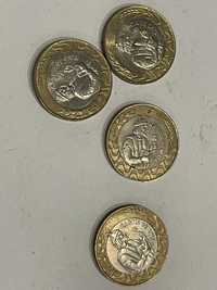 4 moedas de 200$ antigas varias datas